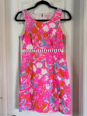 Lilly Pulitzer Pink Multi Floral Sleeveless Dress
